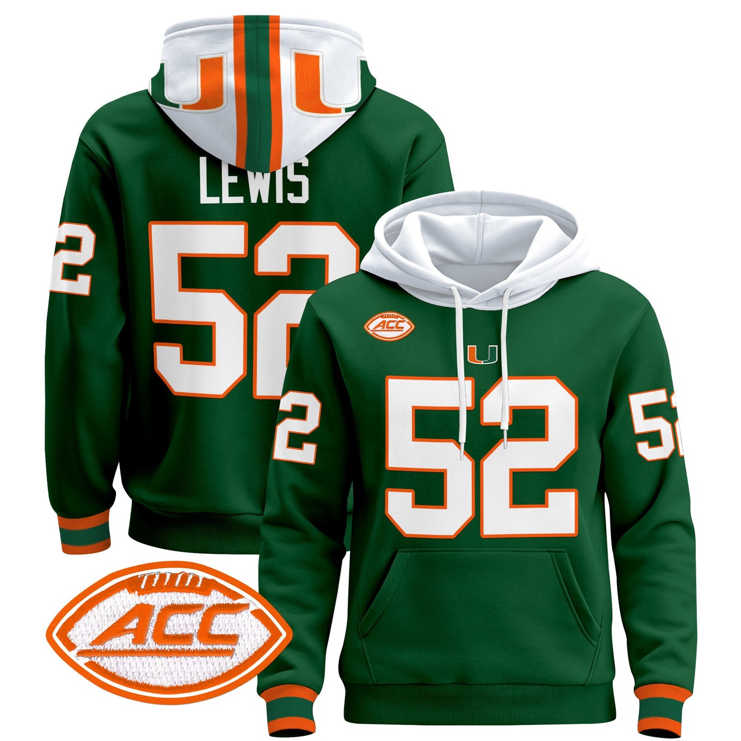 Miami Hurricanes 2024 Pullover Hoodie