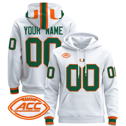 Miami Hurricanes 2024 Custom Pullover Hoodie