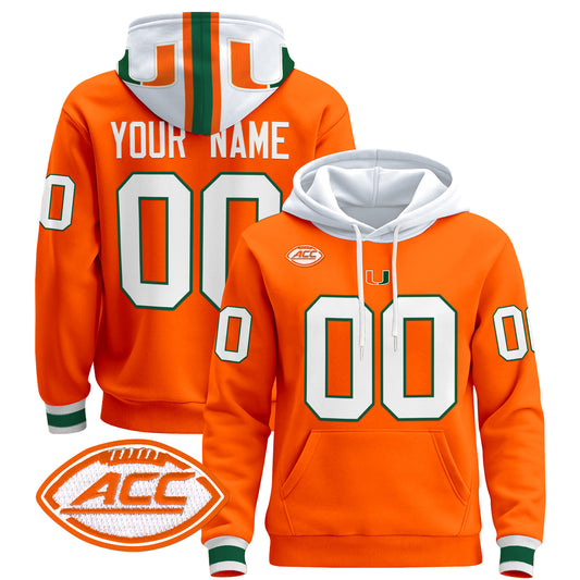 Miami Hurricanes 2024 Custom Pullover Hoodie