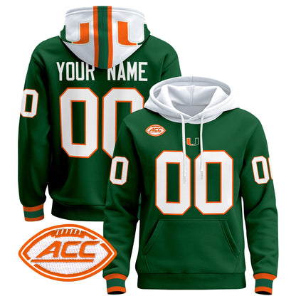 Miami Hurricanes 2024 Custom Pullover Hoodie