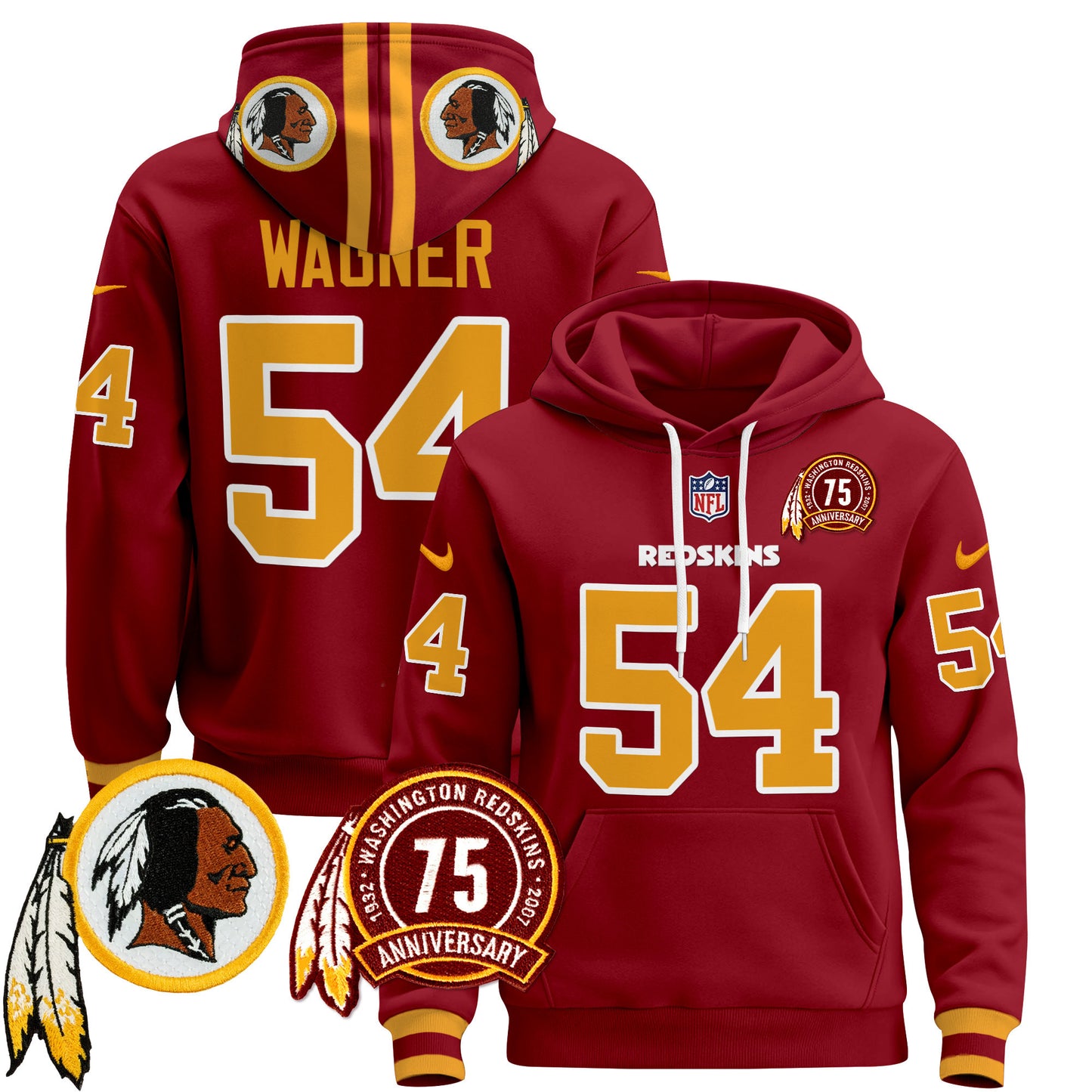 Washington Redskins 2024 Pullover Hoodie