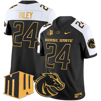 Boise State Broncos 2024 Gold Vapor Limited Jersey - All Stitched