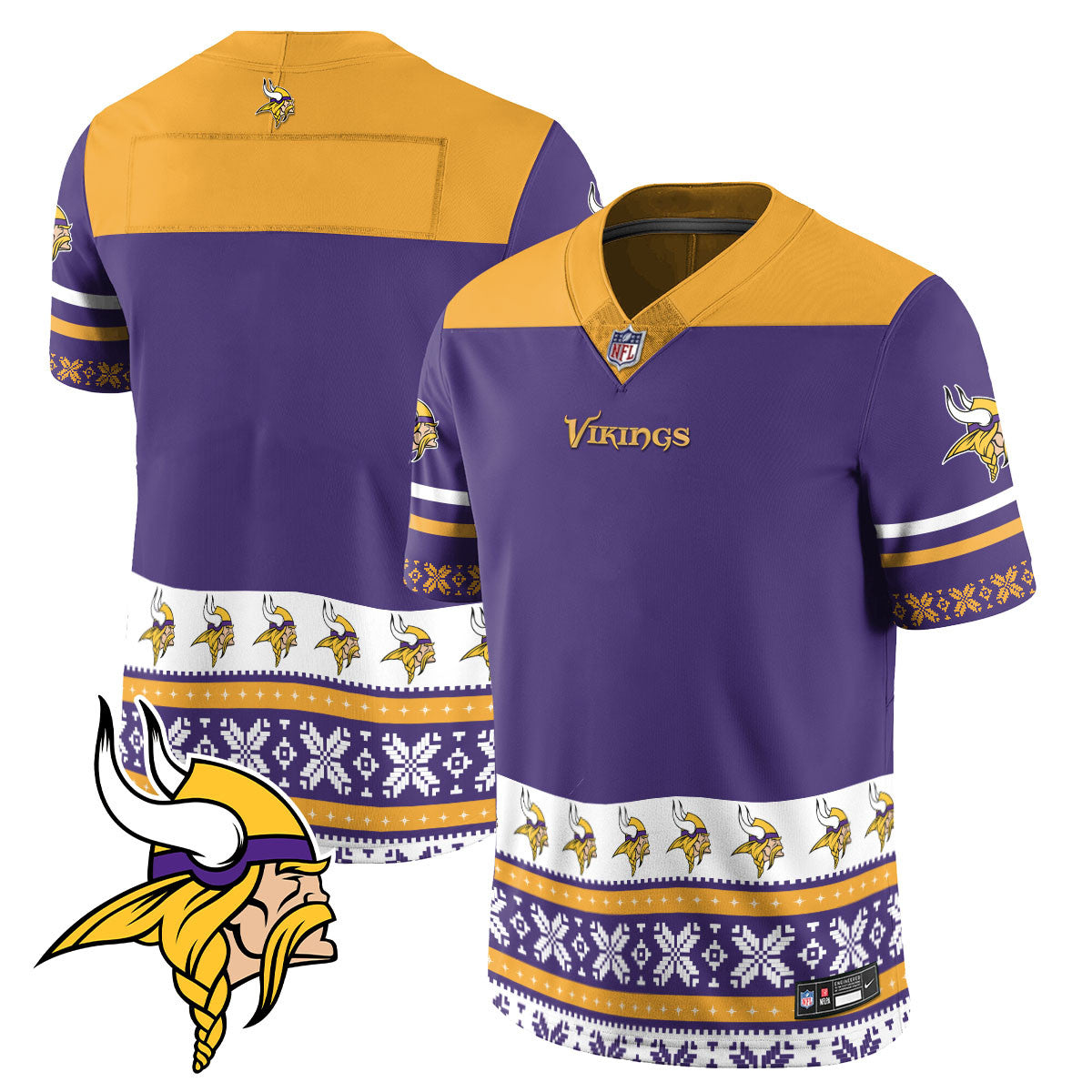 Vikings 2024 Christmas Vapor Limited Jersey