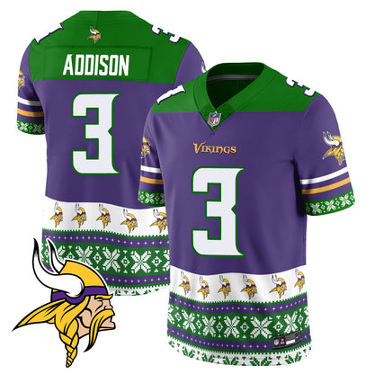 Vikings 2024 Christmas Vapor Limited Jersey