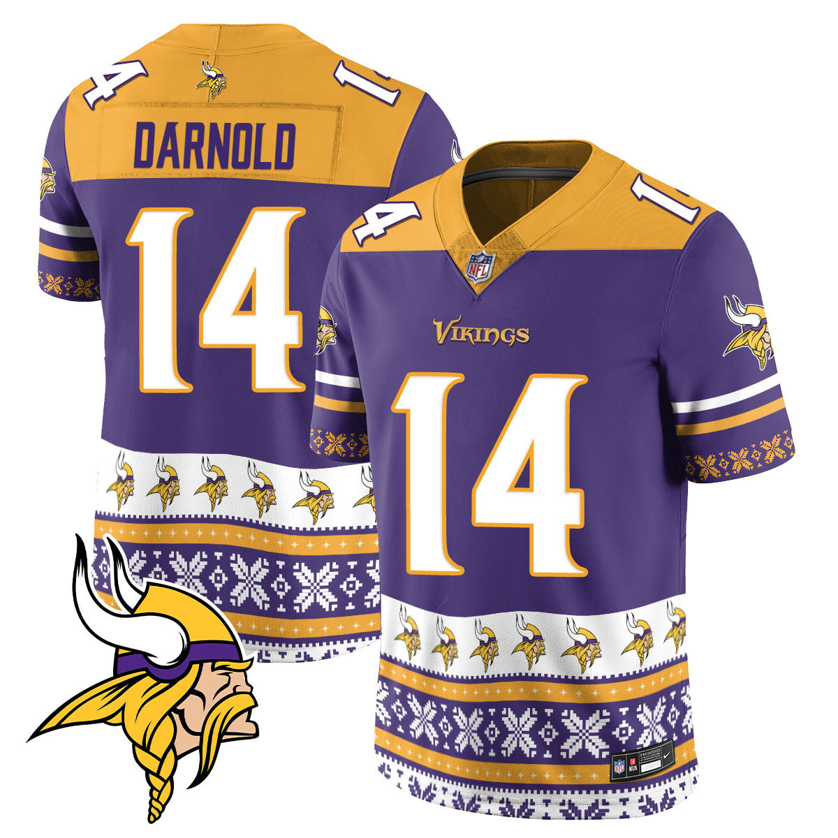 Vikings 2024 Christmas Vapor Limited Jersey