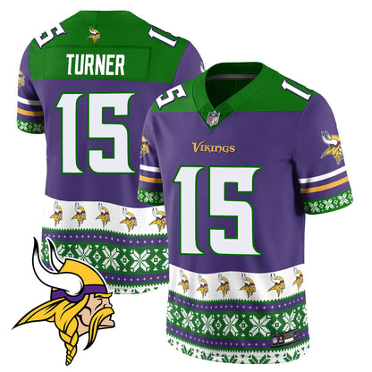 Vikings 2024 Christmas Vapor Limited Jersey