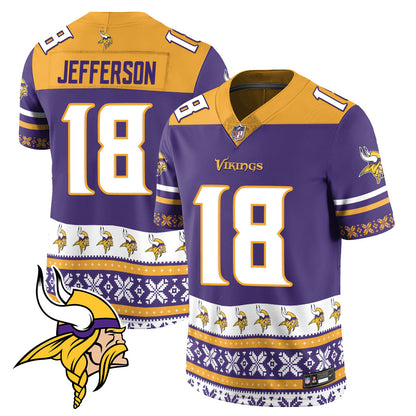 Vikings 2024 Christmas Vapor Limited Jersey