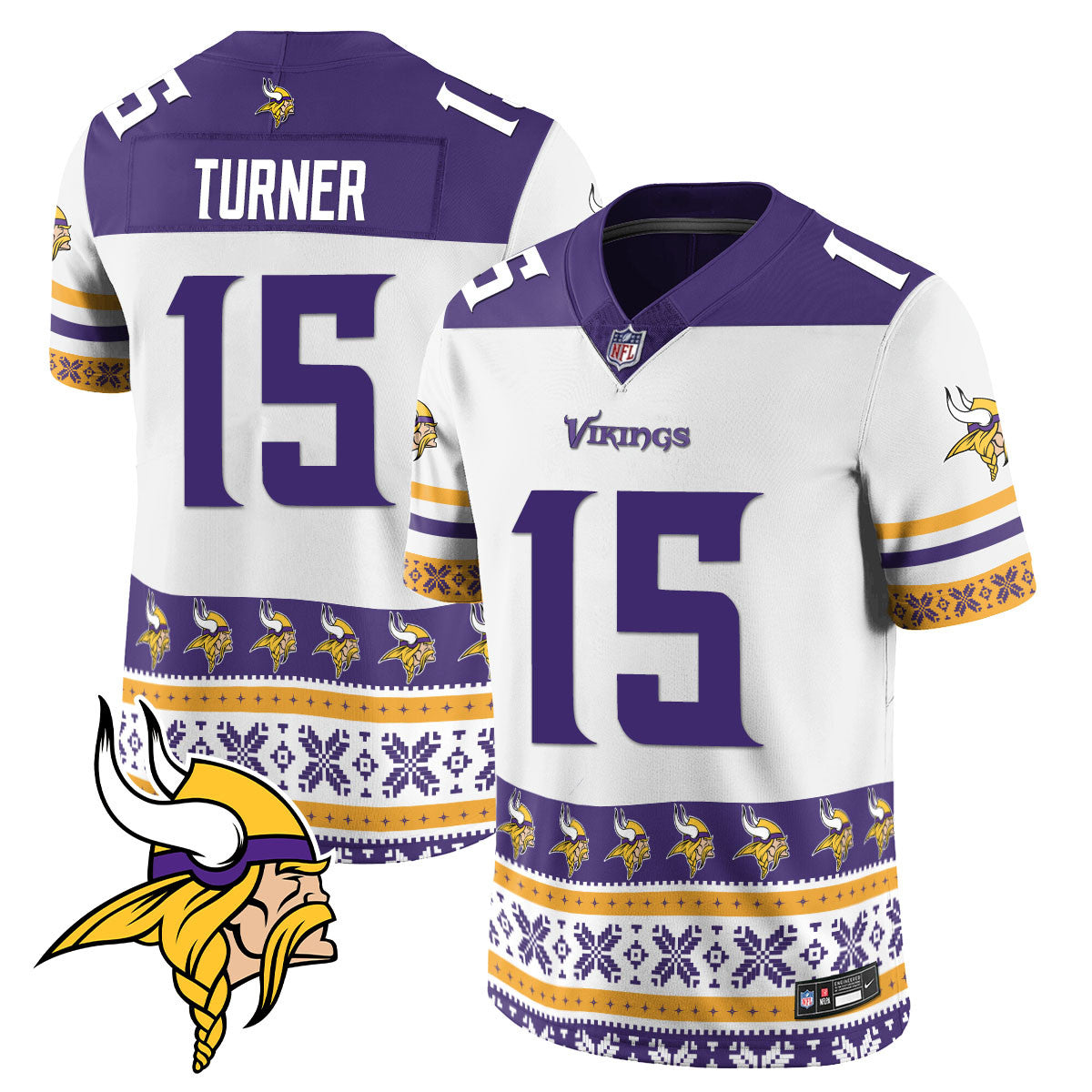 Vikings 2024 Christmas Vapor Limited Jersey