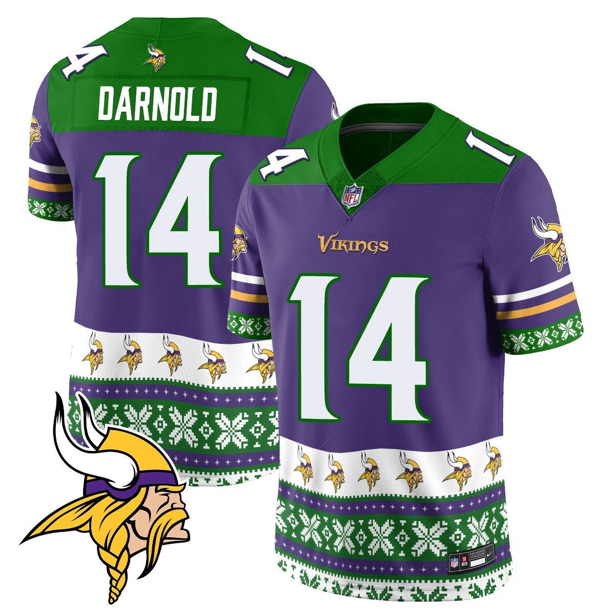 Vikings 2024 Christmas Vapor Limited Jersey