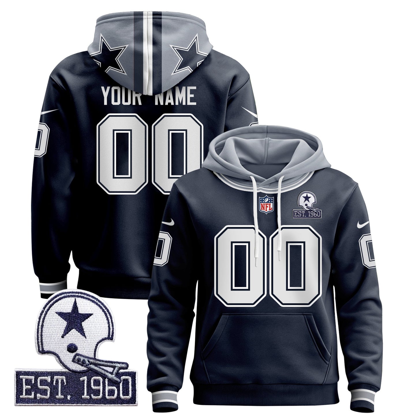 Dallas Cowboys 2024 Pullover Custom Hoodie