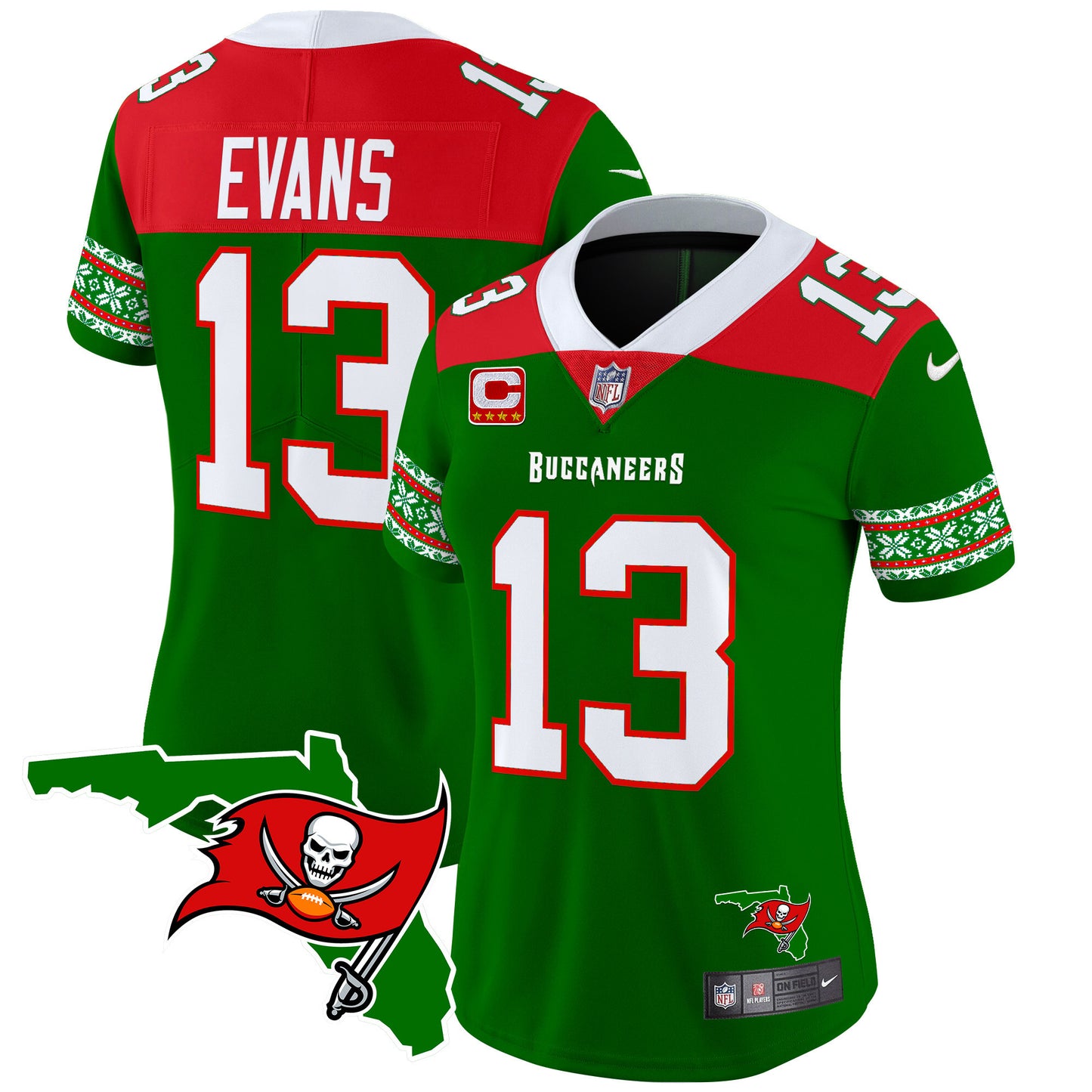 WoBuccaneers 2024 Christmas Vapor Limited Jersey - All Stitched