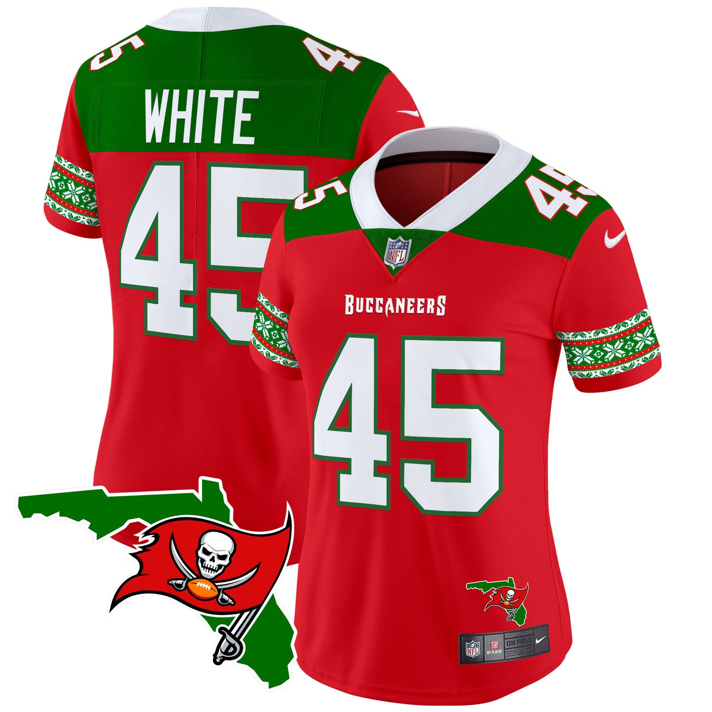 WoBuccaneers 2024 Christmas Vapor Limited Jersey - All Stitched