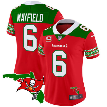 WoBuccaneers 2024 Christmas Vapor Limited Jersey - All Stitched