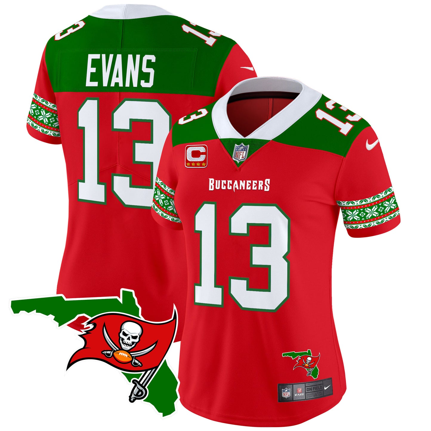 WoBuccaneers 2024 Christmas Vapor Limited Jersey - All Stitched