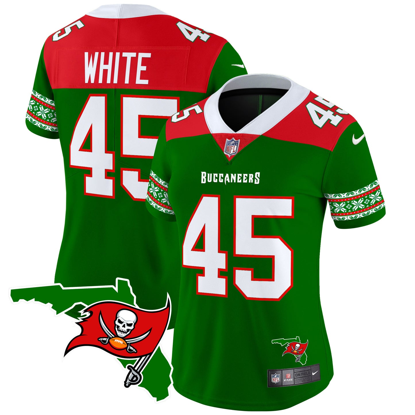 WoBuccaneers 2024 Christmas Vapor Limited Jersey - All Stitched