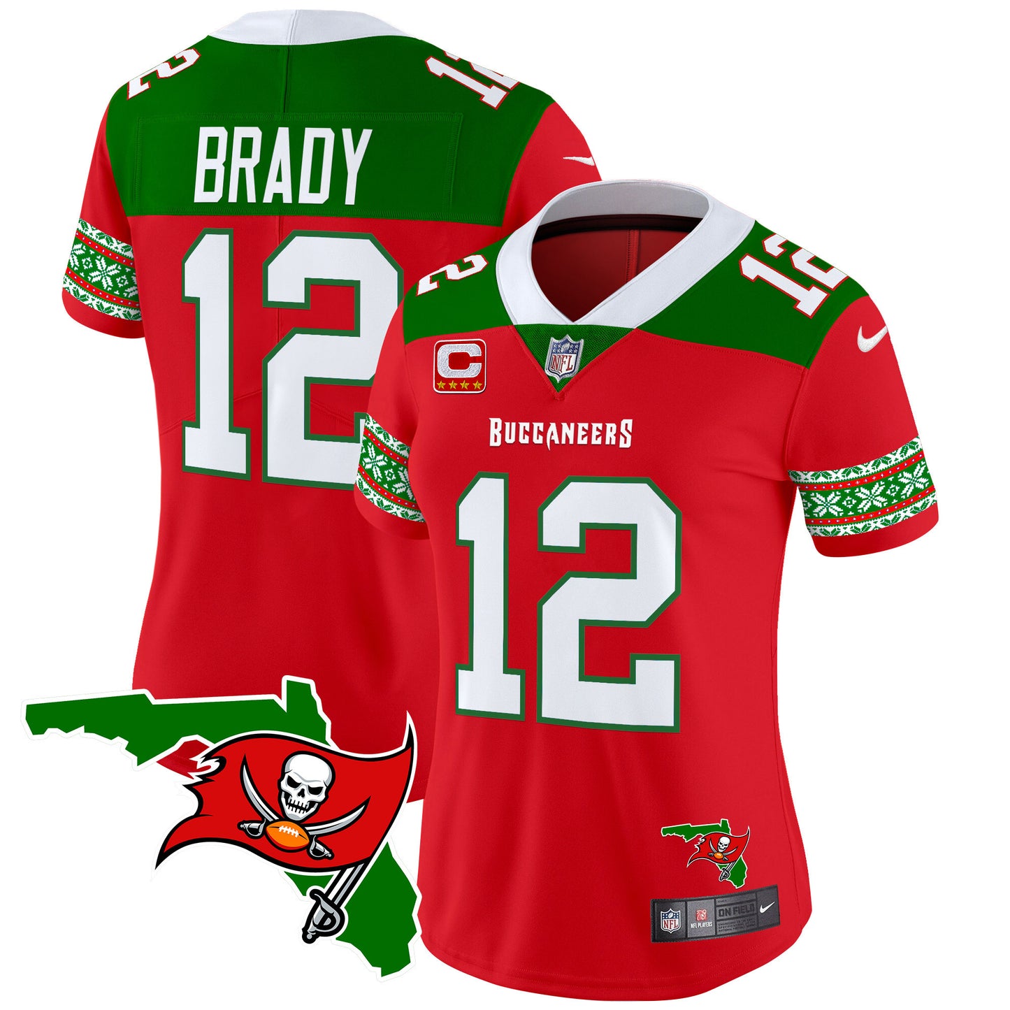 WoBuccaneers 2024 Christmas Vapor Limited Jersey - All Stitched