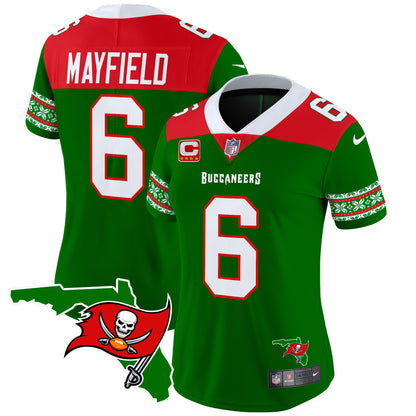 WoBuccaneers 2024 Christmas Vapor Limited Jersey - All Stitched