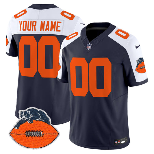 Chicago Bears Throwback Vapor Limited Custom Jersey - All Stitched