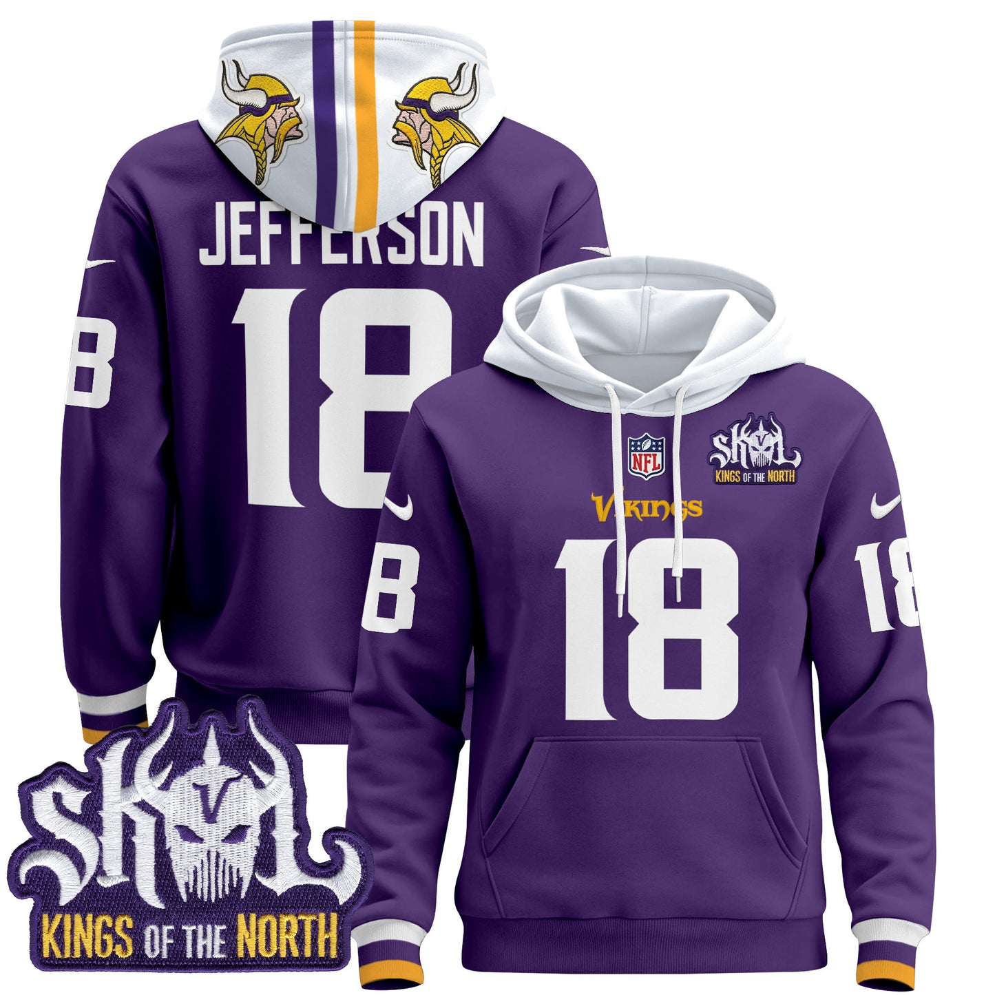 Minnesota Vikings 2024 Pullover Hoodie