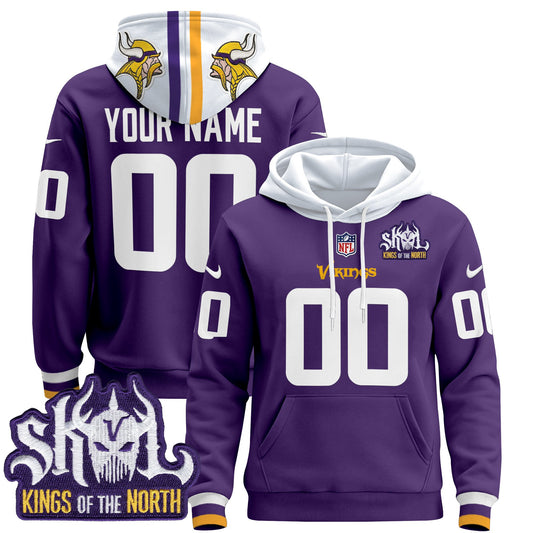 Minnesota Vikings 2024 Custom Pullover Hoodie