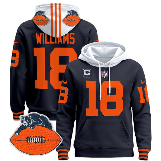 Chicago Bears Throwback 2024 Pullover Hoodie