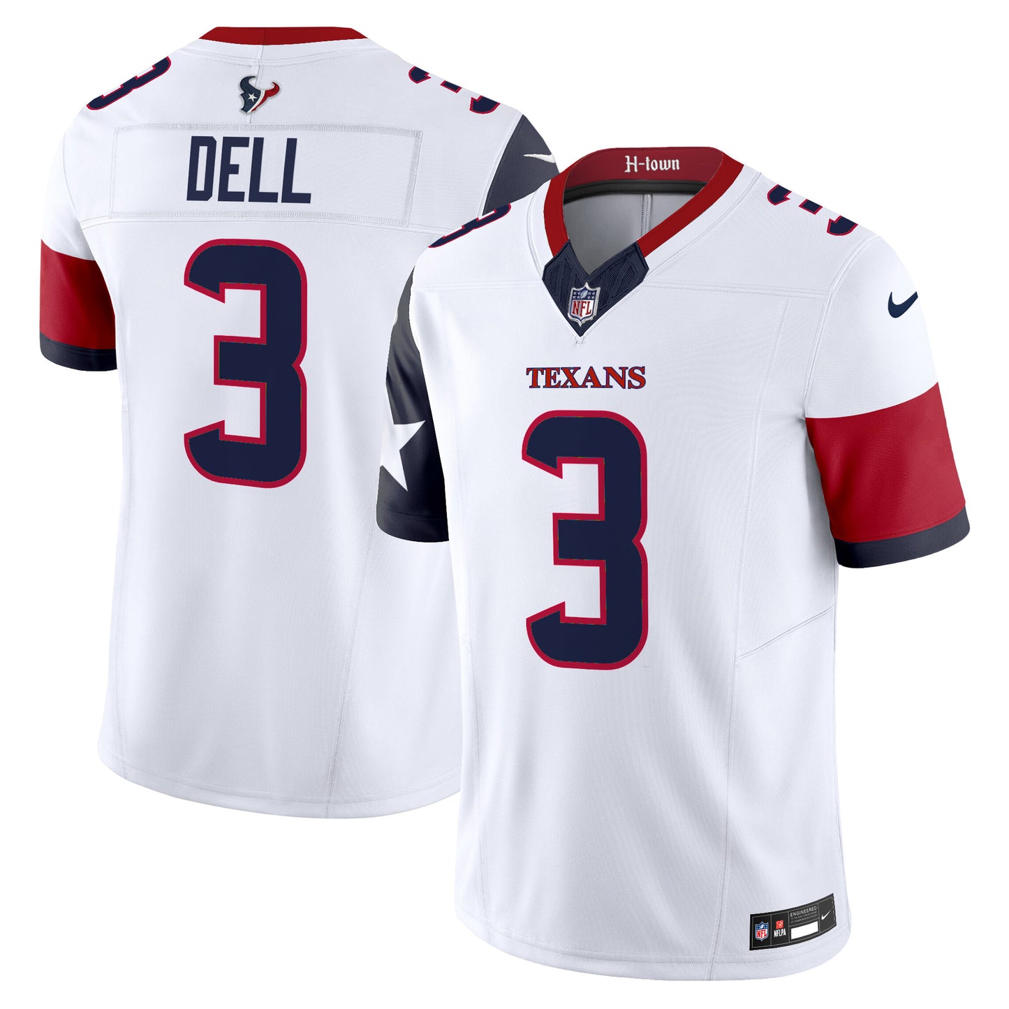 Houston Texans 2024 Vapor Limited Jersey V5 - All Stitched