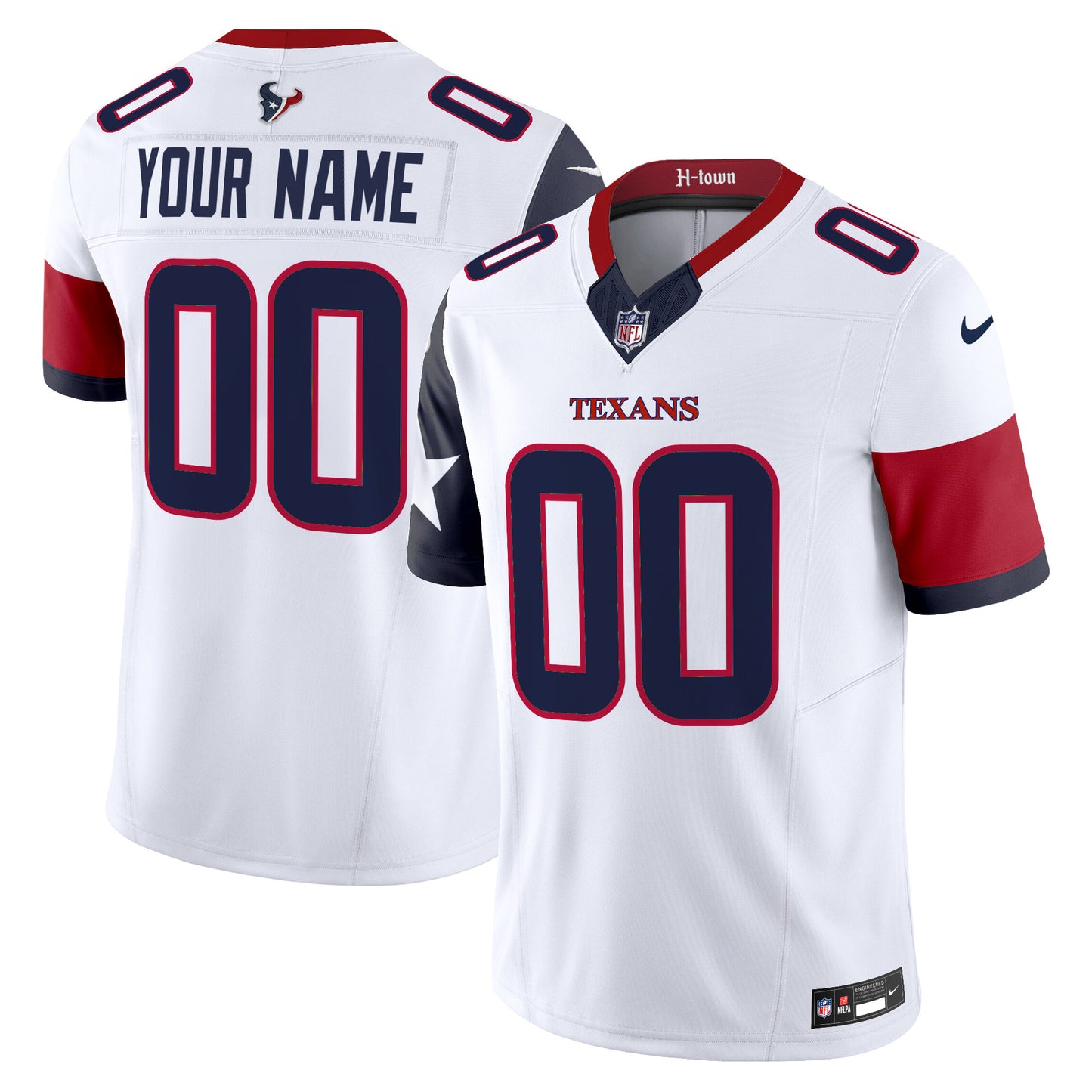 Houston Texans 2024 Vapor Limited Custom Jersey V5 - All Stitched