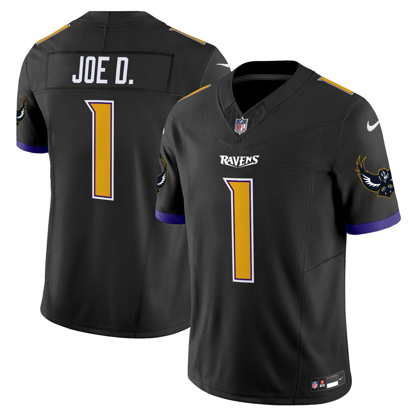 Ravens Special Vapor Limited Jersey V2 - All Stitched