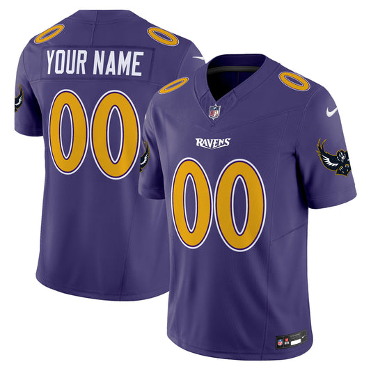 Ravens Special Vapor Limited Custom Jersey V2 - All Stitched