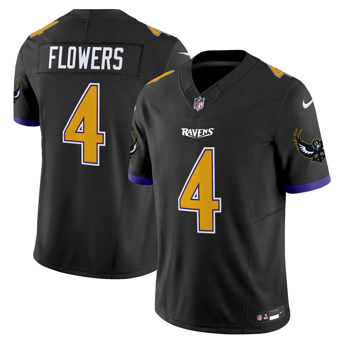 Ravens Special Vapor Limited Jersey V2 - All Stitched