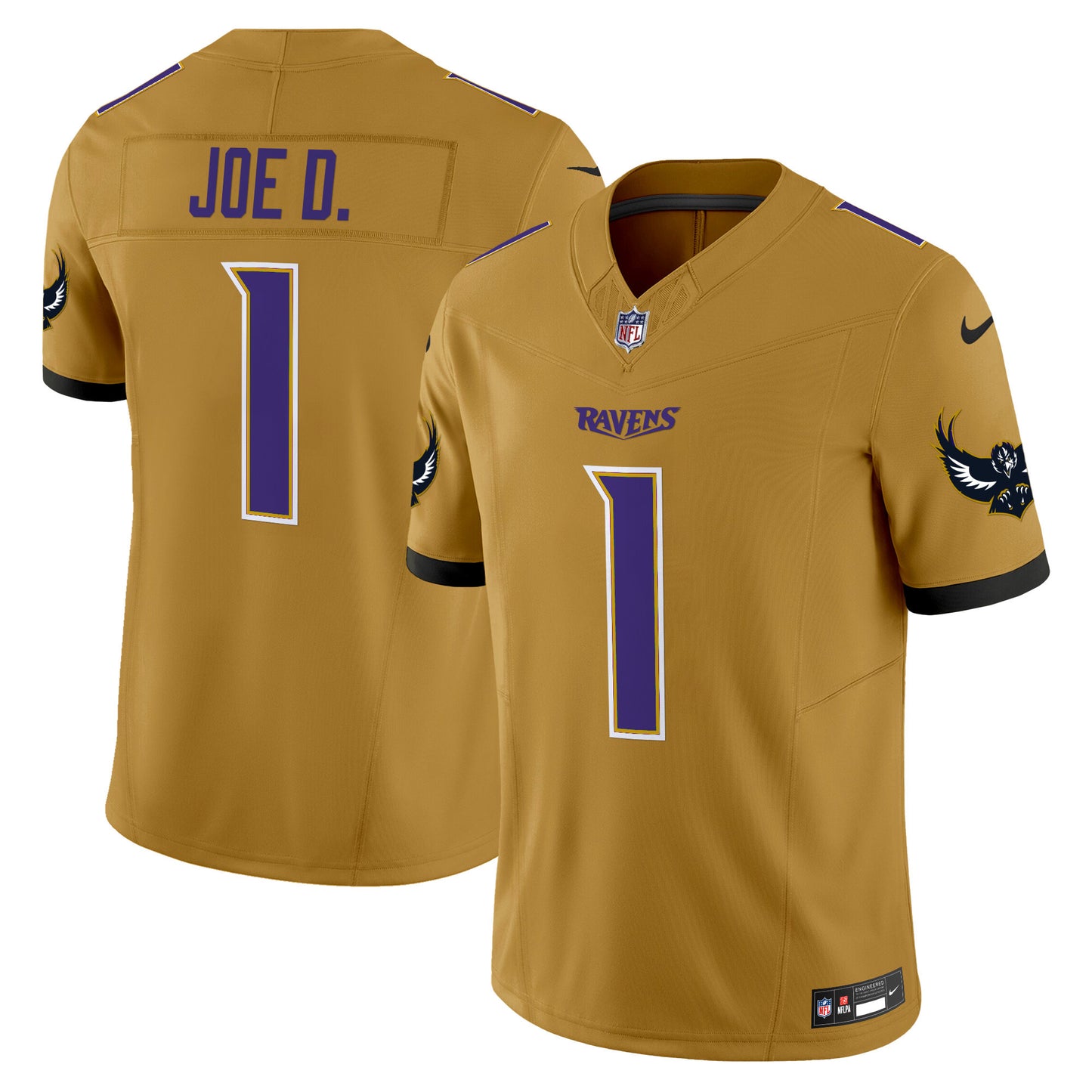 Ravens Special Vapor Limited Jersey V2 - All Stitched