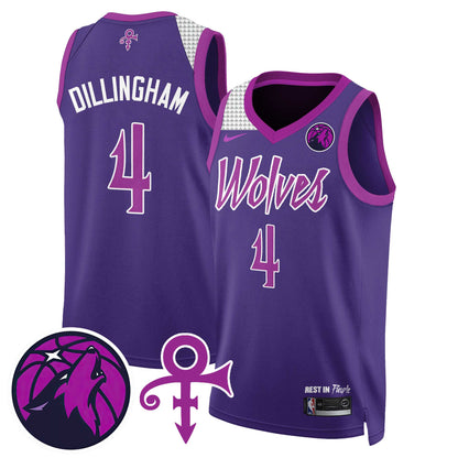 Minnesota Timberwolves Prince Jersey - All Stitched