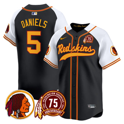 Washington Redskins 75th Patch Throwback Vapor Premier Limited Jersey - All Stitched