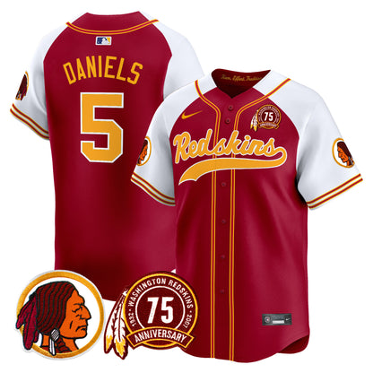 Washington Redskins 75th Patch Throwback Vapor Premier Limited Jersey - All Stitched