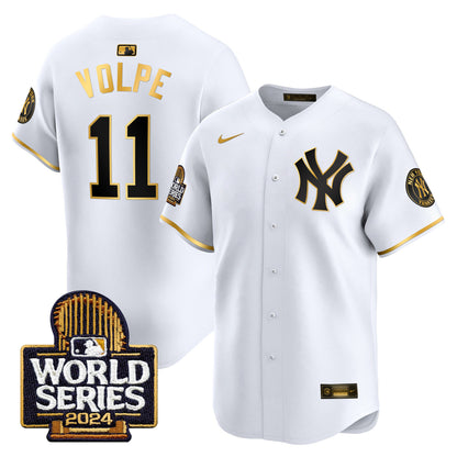 Yankees 2024 World Series Vapor Premier Limited Jersey - All Stitched