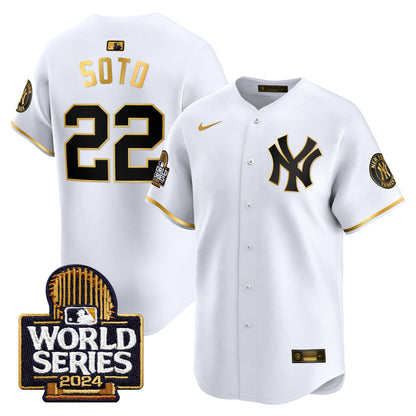 Yankees 2024 World Series Vapor Premier Limited Jersey - All Stitched