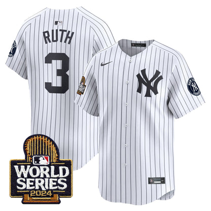 Yankees 2024 World Series Vapor Premier Limited Jersey - All Stitched