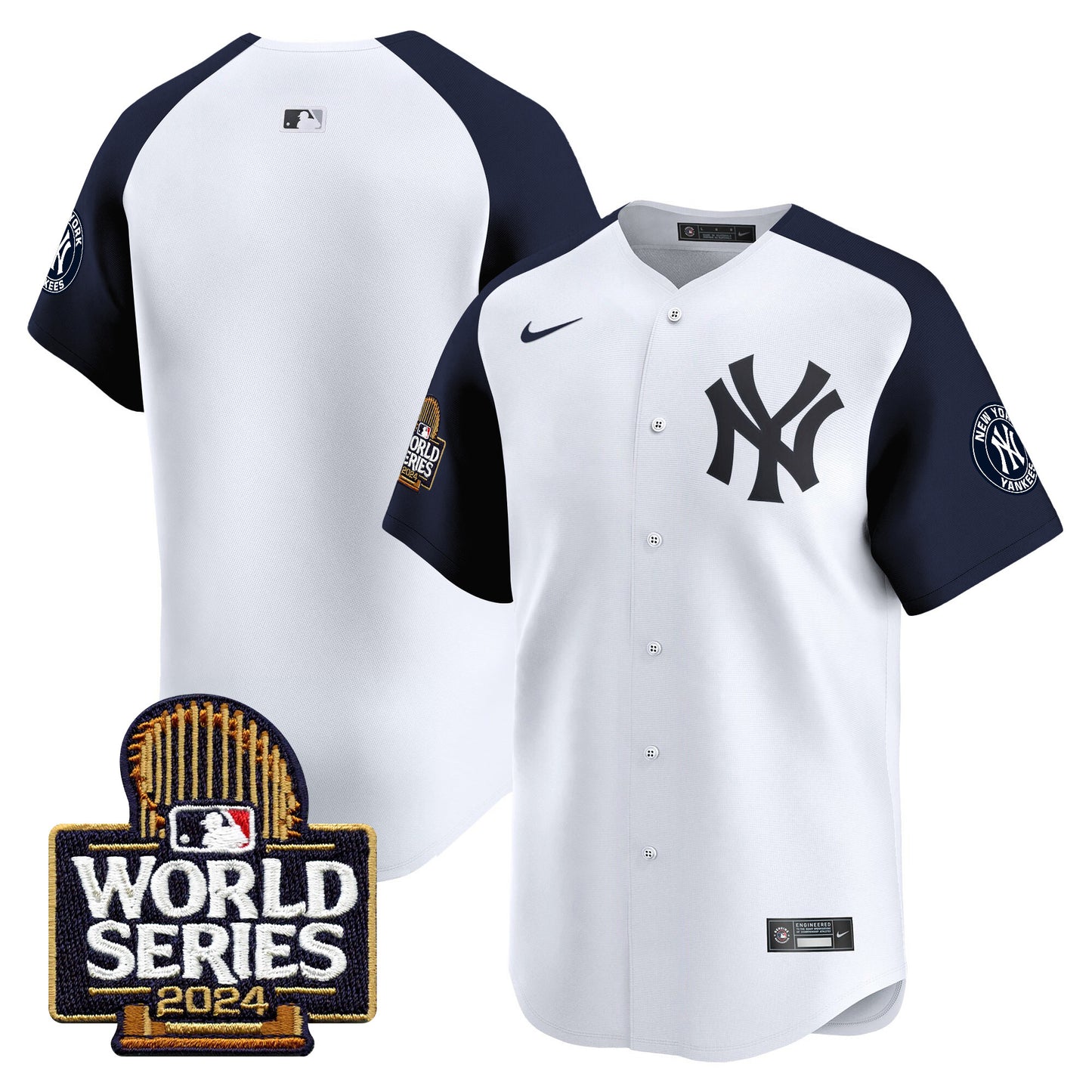 Yankees 2024 World Series Vapor Premier Limited Jersey - All Stitched