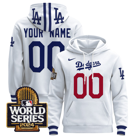 Dodgers 2024 World Series Custom Pullover Hoodie