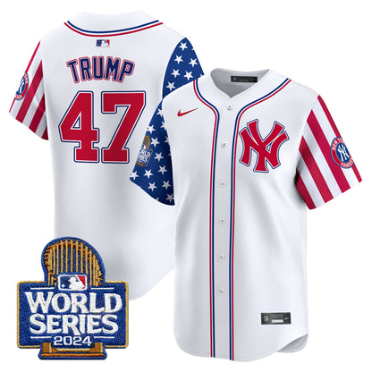 Yankees American Style 2024 World Series Vapor Premier Limited Jersey - All Stitched