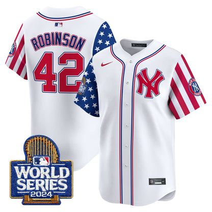 Yankees American Style 2024 World Series Vapor Premier Limited Jersey - All Stitched