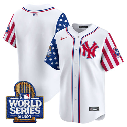 Yankees American Style 2024 World Series Vapor Premier Limited Jersey - All Stitched