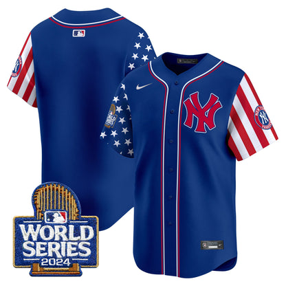 Yankees American Style 2024 World Series Vapor Premier Limited Jersey - All Stitched