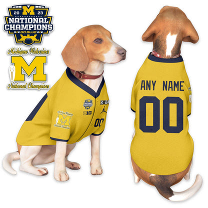 Wolverines 2024 Champions Pet Coat - Gifts for Pet Lovers