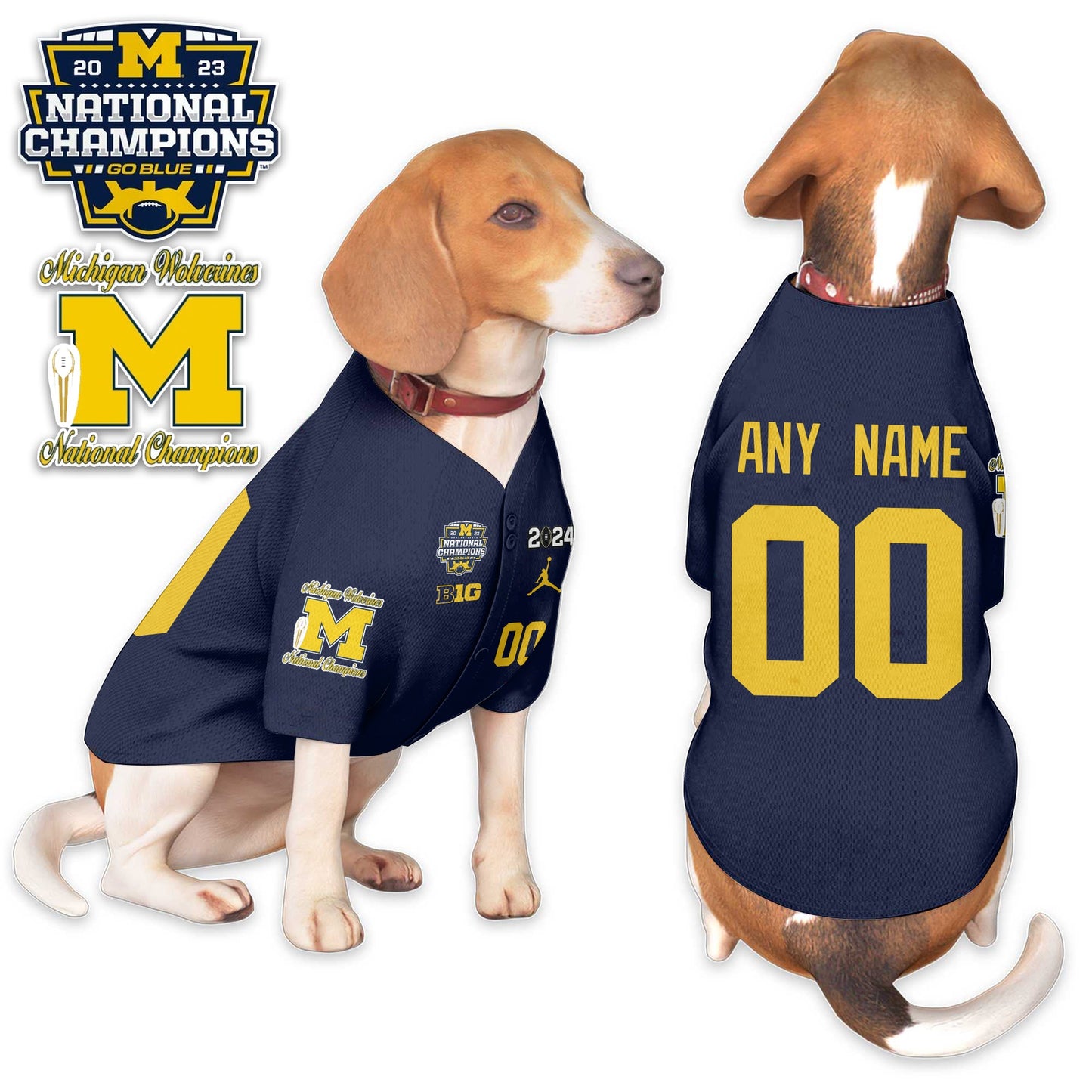 Wolverines 2024 Champions Pet Coat - Gifts for Pet Lovers