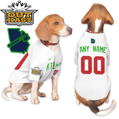 Atlanta Braves Atliens Pet Coat - Gifts for Pet Lovers