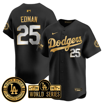 Los Angeles Dodgers World Series 2024 Jersey - All Stitched