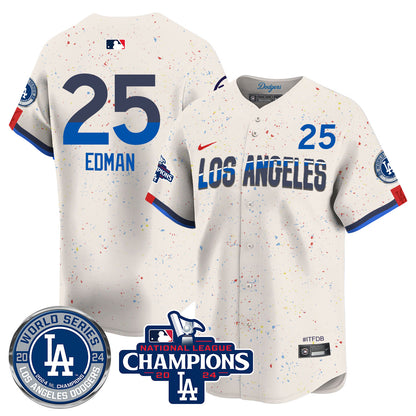 Los Angeles Dodgers World Series 2024 Jersey - All Stitched