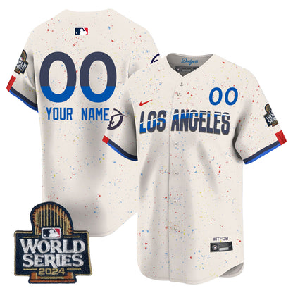 Los Angeles Dodgers World Series 2024 Custom Jersey - All Stitched