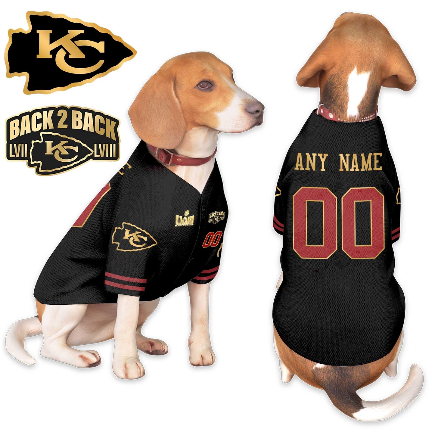 Kansas City Chiefs Super Bowl Champions Pet Coat - Gifts for Pet Lovers